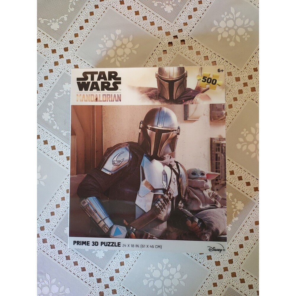 Star Wars The Mandalorian Disney Prime 3D 300 Piece Jigsaw Puzzle 12 X 18 NEW